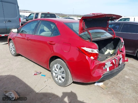 2016 Toyota Corolla L with VIN 5YFBURHE5GP536606, listed as a IAAI auction lot 41699463 with 185,938 mi miles. Bid and sale history available at carsss.com. Image 3.