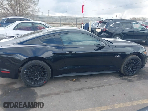 2016 Ford Mustang GT with VIN 1FA6P8CF8G5318052, listed as a IAAI auction lot 41946337 with 126,611 mi miles. Bid and sale history available at carsss.com. Image 13.