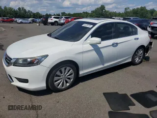 2015 Honda Accord EX-L с VIN 1HGCR2F8XFA220598, выставлен на аукционе Copart как лот 64939195 с пробегом 96 698 миль миль и Списание • Salvage title. История ставок и продаж доступна на DreamBid. Изображение 1.