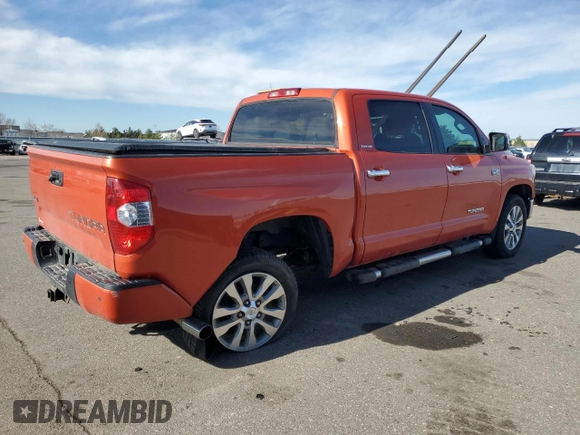 2017 Toyota Tundra Limited with VIN 5TFHW5F12HX611178, listed as a Copart auction lot 48778095 with 106,704 mi miles and Salvage title. Bid and sale history available at DreamBid. Image 3.