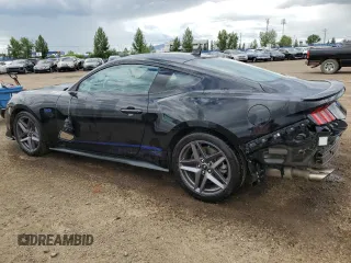 2024 Ford Mustang GT with VIN 1FA6P8CF3R5432009, listed as a Copart auction lot 62908115 with 22,552 mi miles and Salvage title. Bid and sale history available at DreamBid. Image 2.