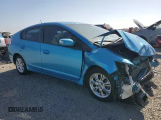 2010 Honda Insight EX with VIN JHMZE2H75AS006595, listed as a Copart auction lot 61078695 with 158,838 mi miles and Salvage title. Bid and sale history available at DreamBid. Image 4.
