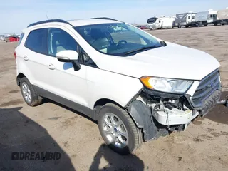 2018 Ford EcoSport SE z VIN MAJ6P1UL6JC176492, wystawiony jako IAAI lot #41795721 z przebiegiem 89 118 mil mil oraz . Historia ofert i sprzedaży dostępna na DreamBid. Obrazek 1.