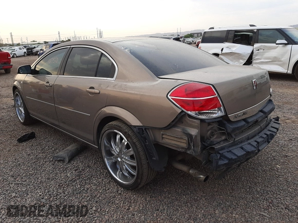 2008 Saturn Aura XE with VIN 1G8ZS57B38F251880, listed as a Copart auction lot 46325800 with 167,590 mi miles and Salvage Title. Bid and sale history available at carsss.com. Image 3.