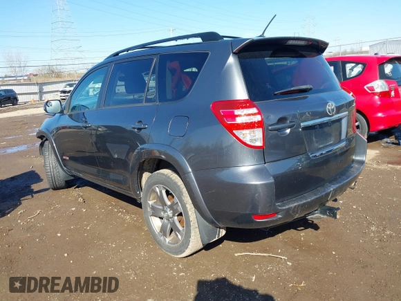 2011 Toyota RAV4 Sport with VIN JTMRF4DV6B5045551, listed as a IAAI auction lot 41822319 with 207,349 mi miles. Bid and sale history available at carsss.com. Image 3.