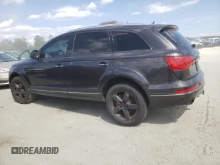 2015 Audi Q7 Premium Plus with VIN WA1LGAFEXFD019247, listed as a Copart auction lot 56063245 with 183,825 mi miles and Clean Title. Bid and sale history available at DreamBid. Image 2.