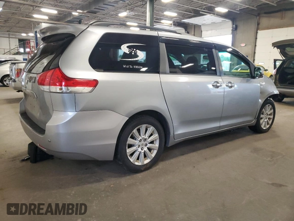 2012 Toyota Sienna XLE with VIN 5TDDK3DC2CS031088, listed as a Copart auction lot 60642845 with 186,586 mi miles and Salvage title. Bid and sale history available at DreamBid. Image 3.