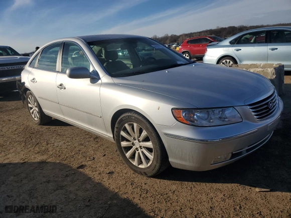 2009 Hyundai Azera GLS with VIN KMHFC46D99A358459, listed as a Copart auction lot 73316404 with 212,320 mi miles and Salvage Title. Bid and sale history available at carsss.com. Image 4.