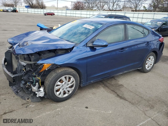 2018 Hyundai Elantra SE with VIN 5NPD74LFXJH347537, listed as a Copart auction lot 50220045 with 0 mi miles and Salvage Title. Bid and sale history available at carsss.com. Image 1.