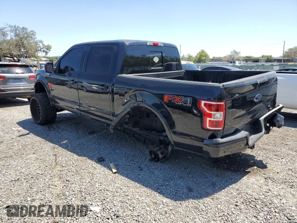 2018 Ford F-150 XL with VIN 1FTEW1EG3JKF99594, listed as a Copart auction lot 52247735 with 76,065 mi miles and Salvage Title. Bid and sale history available at carsss.com. Image 2.