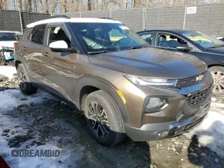 2022 Chevrolet TrailBlazer ACTIV with VIN KL79MVSL4NB074661, listed as a Copart auction lot 87521405 with 45,969 mi miles and Salvage Title. Bid and sale history available at carsss.com. Image 4.