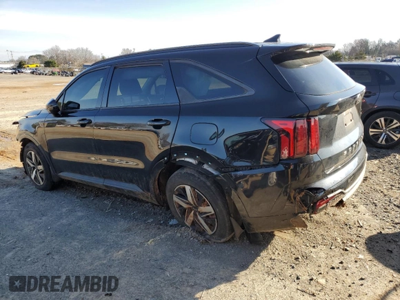 2021 Kia Sorento EX z VIN 5XYRH4LF0MG035113, wystawiony jako Copart lot #45424335 z przebiegiem 92 636 mil mil oraz Szkoda całkowita • Salvage title. Historia ofert i sprzedaży dostępna na DreamBid. Obrazek 2.
