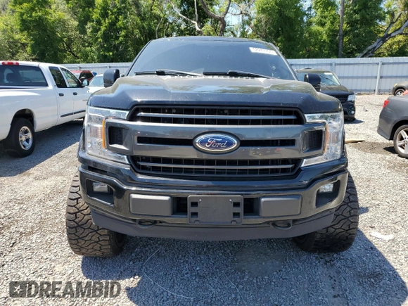 2018 Ford F-150 XL with VIN 1FTEW1EG3JKF99594, listed as a Copart auction lot 52247735 with 76,065 mi miles and Salvage Title. Bid and sale history available at carsss.com. Image 5.