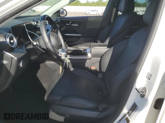 2023 Mercedes-Benz C 300 with VIN W1KAF4GB4PR128514, listed as a Copart auction lot 57564215 with 41,578 mi miles and Salvage title. Bid and sale history available at DreamBid. Image 7.