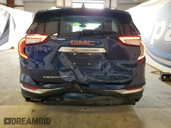 2023 GMC Terrain SLT z VIN 3GKALPEG0PL165445, wystawiony jako Copart lot #54266665 z przebiegiem 64 596 mil mil oraz Czysty tytuł • Clean title. Historia ofert i sprzedaży dostępna na DreamBid. Obrazek 6.