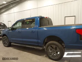 2022 Ford F-150 Lightning Pro with VIN 1FTVW1EL7NWG15923, listed as a IAAI auction lot 41396120 with 25,322 mi miles. Bid and sale history available at carsss.com. Image 14.