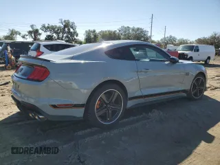 2022 Ford Mustang Mach 1 with VIN 1FA6P8R02N5550873, listed as a Copart auction lot 84325234 with 28,251 mi miles and Salvage title. Bid and sale history available at DreamBid. Image 3.