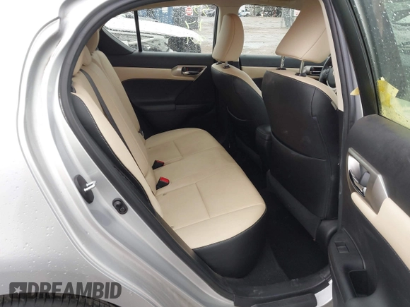 2016 Lexus CT 200h with VIN JTHKD5BH2G2259227, listed as a IAAI auction lot 41950216 with 73,104 mi miles and . Bid and sale history available at carsss.com. Image 8.