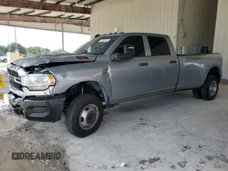 2024 Ram 3500 Tradesman z VIN 3C63RRGL5RG155781, wystawiony jako Copart lot #59168355 z przebiegiem 80 307 mil mil oraz Szkoda całkowita • Salvage title. Historia ofert i sprzedaży dostępna na DreamBid. Obrazek 1.