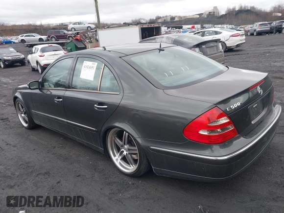 2003 Mercedes-Benz E 500 with VIN WDBUF70J73A189907, listed as a IAAI auction lot 41824651 with 126,466 mi miles and . Bid and sale history available at DreamBid. Image 3.