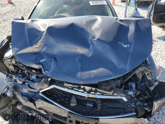 2021 Acura TLX w/Advance Package with VIN 19UUB5F66MA000476, listed as a Copart auction lot 42602525 with 0 mi miles and Salvage Title. Bid and sale history available at carsss.com. Image 11.