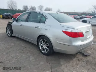 2011 Hyundai Genesis with VIN KMHGC4DE5BU119950, listed as a IAAI auction lot 41609374 with 103,525 mi miles. Bid and sale history available at carsss.com. Image 3.