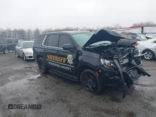 2023 Chevrolet Tahoe Commercial z VIN 1GNSCLEDXPR425980, wystawiony jako IAAI lot #41511618 z przebiegiem 5 671 mil mil oraz . Historia ofert i sprzedaży dostępna na DreamBid. Obrazek 1.