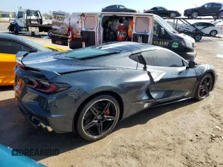 2021 Chevrolet Corvette 3LT with VIN 1G1YC2D45M5112040, listed as a Copart auction lot 76660064 with 1,584 mi miles and Non Repairable. Bid and sale history available at carsss.com. Image 3.
