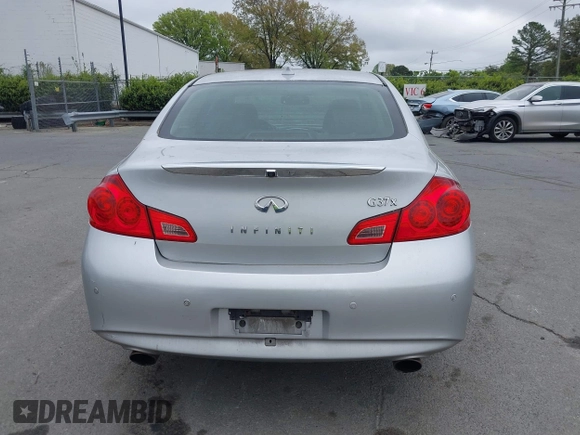 2012 Infiniti G37 x with VIN JN1CV6AR0CM970624, listed as a IAAI auction lot 41920282 with 191,409 mi miles and . Bid and sale history available at DreamBid. Image 16.