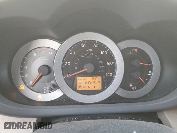 2007 Toyota RAV4 with VIN JTMZD33V175058961, listed as a Copart auction lot 52352865 with 222,454 mi miles and Clean Title. Bid and sale history available at carsss.com. Image 9.