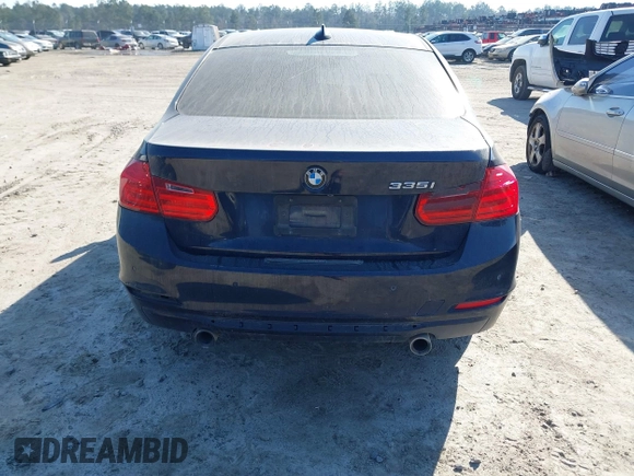 2014 BMW 3 Series 335i with VIN WBA3A9C54EF477943, listed as a IAAI auction lot 41632554 with 102,273 mi miles. Bid and sale history available at carsss.com. Image 16.