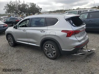 2021 Hyundai Santa Fe Limited with VIN 5NMS44AL5MH334933, listed as a Copart auction lot 44206735 with 34,244 mi miles and Salvage Title. Bid and sale history available at carsss.com. Image 2.