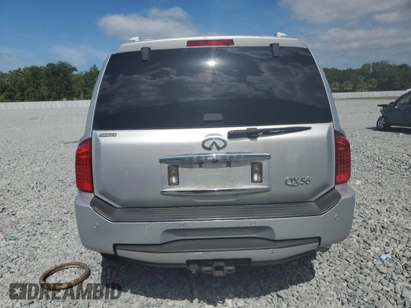 2004 Infiniti QX56 with VIN 5N3AA08C24N804778, listed as a Copart auction lot 53715775 with 183,725 mi miles and Salvage Title. Bid and sale history available at DreamBid. Image 6.