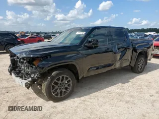 2024 Toyota Tundra Platinum Hybrid with VIN 5TFNC5DB4RX083555, listed as a Copart auction lot 61546105 with Not provided miles and Salvage title. Bid and sale history available at DreamBid. Image 1.