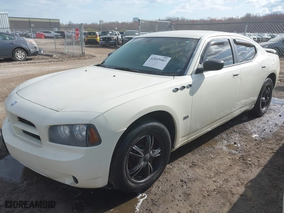 2008 Dodge Charger with VIN 2B3KA43G48H247858, listed as a IAAI auction lot 42019403 with 1 mi miles. Bid and sale history available at carsss.com. Image 2.