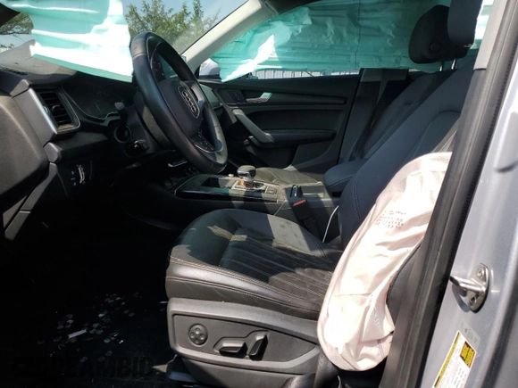 2022 Audi Q5 Premium z VIN WA1ABAFY9N2096248, wystawiony jako Copart lot #59093225 z przebiegiem Nie podano mil oraz Czysty tytuł • Clean title. Historia ofert i sprzedaży dostępna na DreamBid. Obrazek 7.
