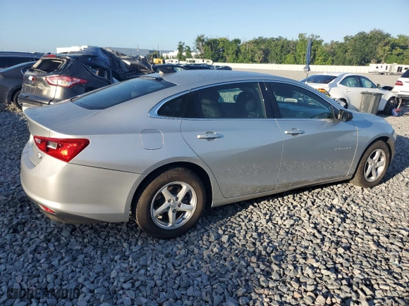 2017 Chevrolet Malibu LS with VIN 1G1ZB5ST8HF290267, listed as a Copart auction lot 51894165 with 77,292 mi miles and Salvage Title. Bid and sale history available at carsss.com. Image 3.