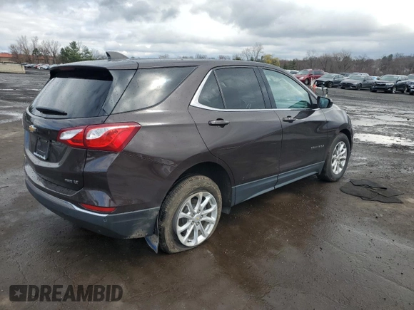 2020 Chevrolet Equinox LT with VIN 2GNAXUEV8L6231260, listed as a Copart auction lot 52151585 with 39,613 mi miles and Salvage Title. Bid and sale history available at DreamBid. Image 3.