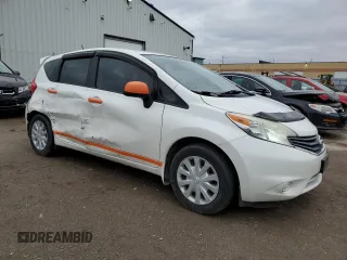 2014 Nissan Note S with VIN 3N1CE2CP4EL422322, listed as a Copart auction lot 53953245 with 132,073 mi miles and Clean Title. Bid and sale history available at DreamBid. Image 4.