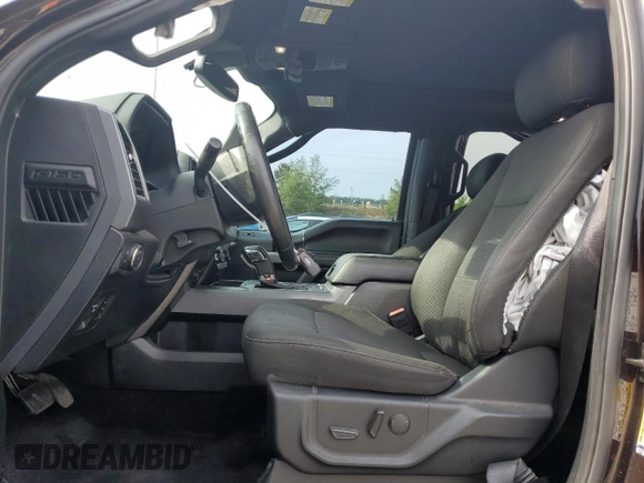 2019 Ford F-150 XL with VIN 1FTEW1E40KFC77222, listed as a Copart auction lot 57392505 with 87,430 mi miles and Salvage title. Bid and sale history available at DreamBid. Image 7.