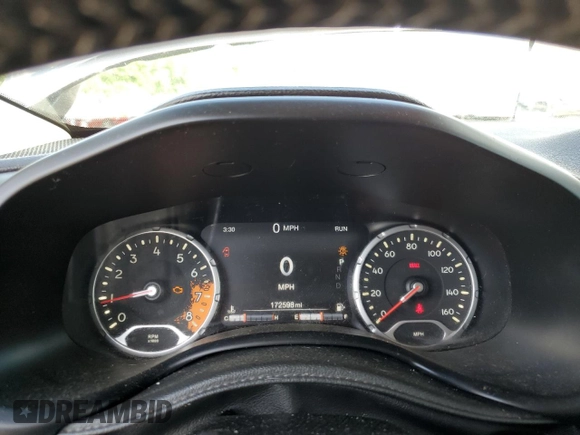 2016 Jeep Renegade Limited with VIN ZACCJADT7GPD33434, listed as a Copart auction lot 55951275 with 172,598 mi miles and Salvage title. Bid and sale history available at DreamBid. Image 9.