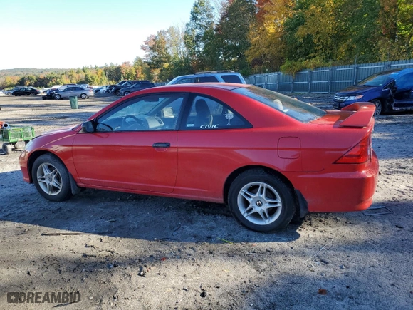 2004 Honda Civic VP with VIN 1HGEM22124L068432, listed as a Copart auction lot 74880824 with 192,794 mi miles and Clean Title. Bid and sale history available at carsss.com. Image 2.