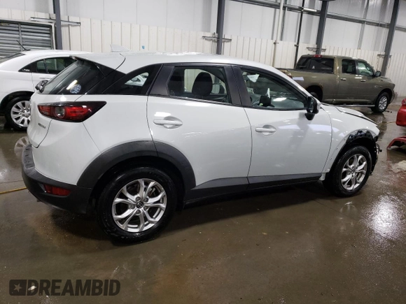 2021 Mazda CX-3 Sport with VIN JM1DKDB77M1504204, listed as a Copart auction lot 79052604 with 63,293 mi miles and Salvage Title. Bid and sale history available at carsss.com. Image 3.