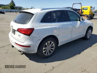 2015 Audi Q5 Premium Plus with VIN WA1LFAFP5FA020120, listed as a Copart auction lot 57253915 with 140,505 mi miles and Salvage title. Bid and sale history available at DreamBid. Image 3.