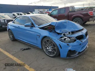 2017 BMW M4 with VIN WBS3U9C31HP971127, listed as a Copart auction lot 74494894 with 65,387 mi miles and Salvage title. Bid and sale history available at DreamBid. Image 4.