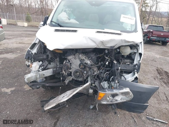 2019 Ford Transit Passenger Wagon XL with VIN 1FBZX2ZM2KKB63281, listed as a IAAI auction lot 41859263 with 39,294 mi miles. Bid and sale history available at carsss.com. Image 6.