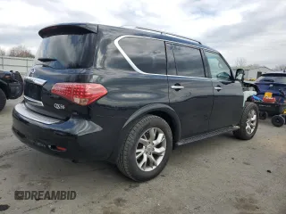 2013 Infiniti QX56 with VIN JN8AZ2NE8D9042688, listed as a Copart auction lot 50520505 with 88,145 mi miles and Salvage Title. Bid and sale history available at DreamBid. Image 3.