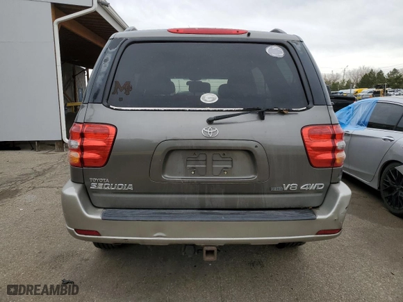 2004 Toyota Sequoia SR5 with VIN 5TDBT44A74S215534, listed as a Copart auction lot 50043435 with 244,629 mi miles and Clean Title. Bid and sale history available at carsss.com. Image 6.