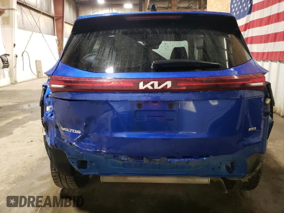 2024 Kia Seltos LX with VIN KNDEPCAA2R7655257, listed as a Copart auction lot 51331025 with 26,370 mi miles and Salvage Title. Bid and sale history available at carsss.com. Image 6.