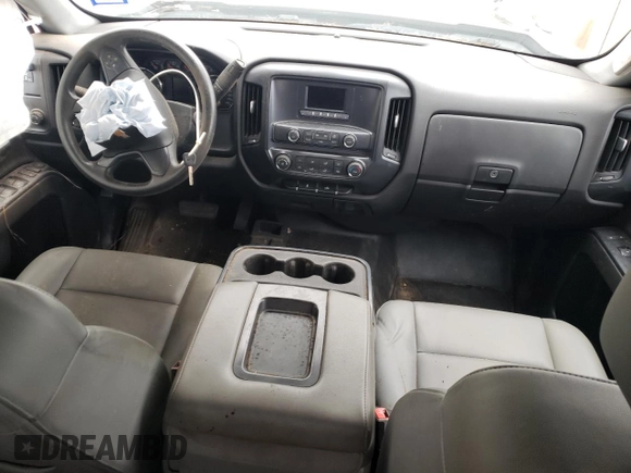 2017 Chevrolet Silverado 1500 Work Truck with VIN 1GCVKNEC8HZ383225, listed as a Copart auction lot 45397455 with 0 mi miles and Salvage Title. Bid and sale history available at carsss.com. Image 8.